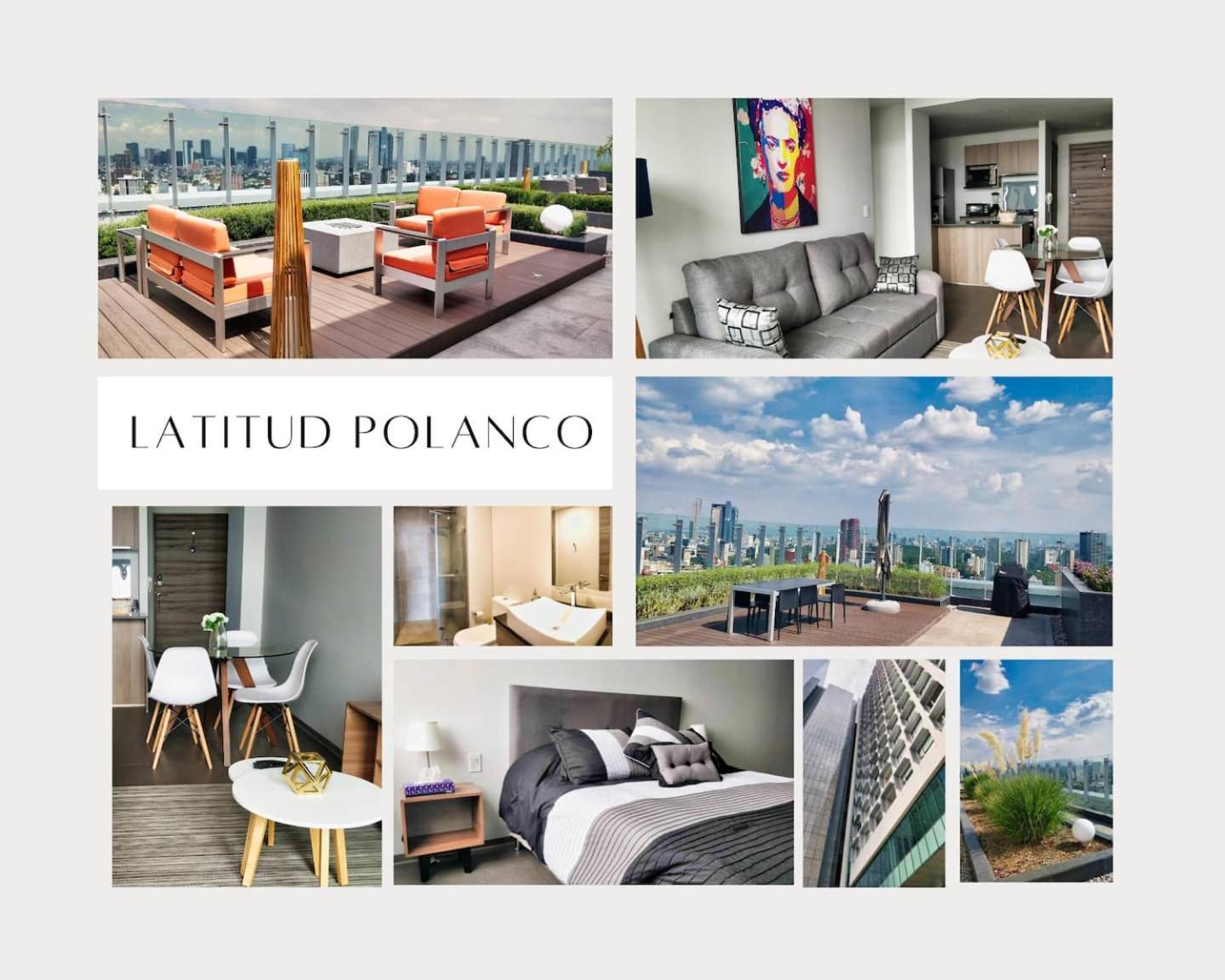 Alluring Views, Luxuriously Appointed In Polanco 墨西哥城 外观 照片
