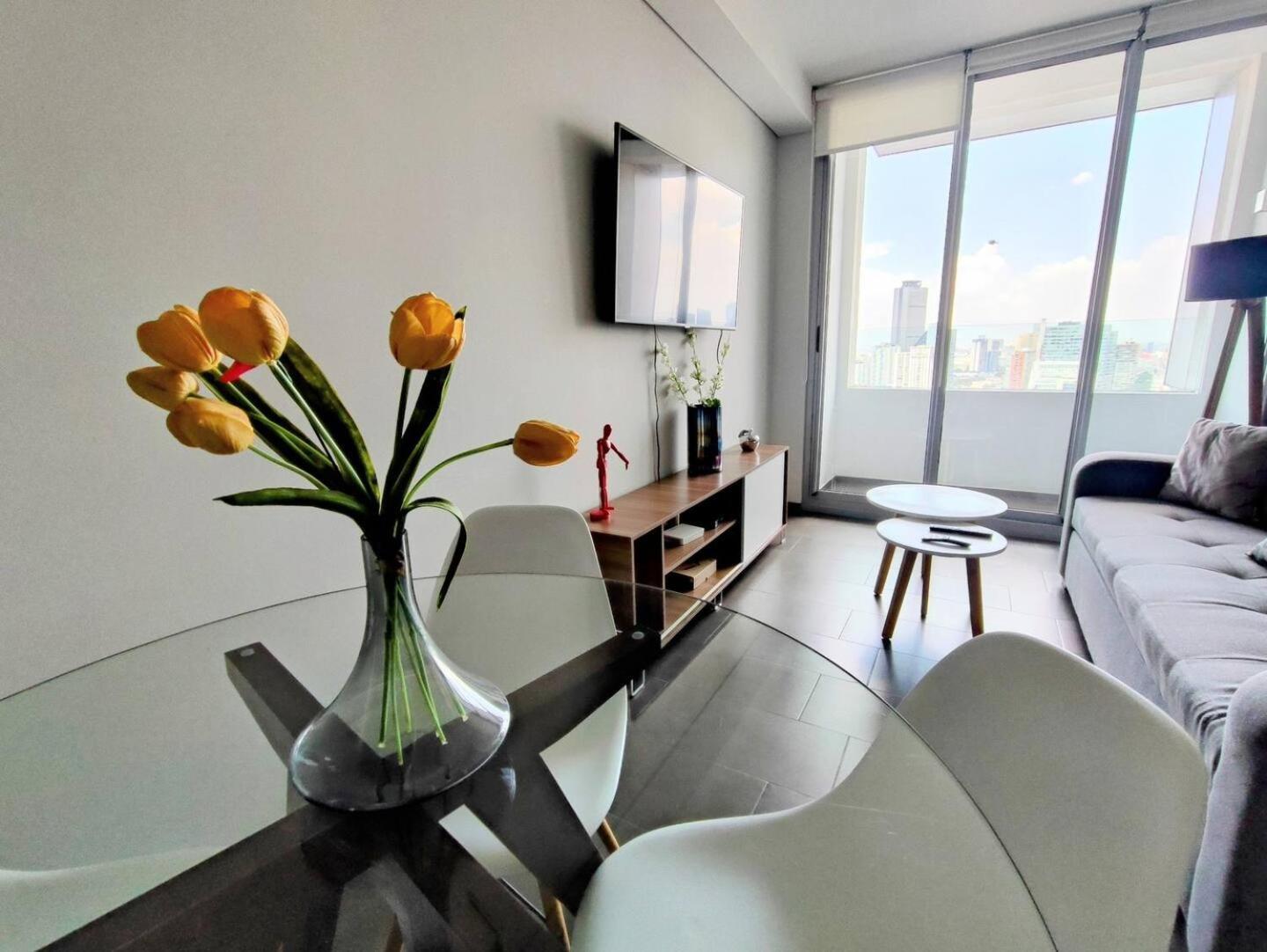 Alluring Views, Luxuriously Appointed In Polanco 墨西哥城 外观 照片