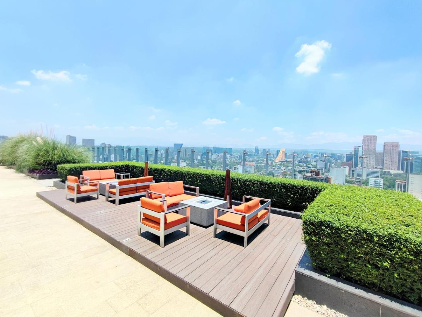 Alluring Views, Luxuriously Appointed In Polanco 墨西哥城 外观 照片